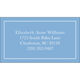Blue Script Monogram Luggage Tags Image 2 of 3